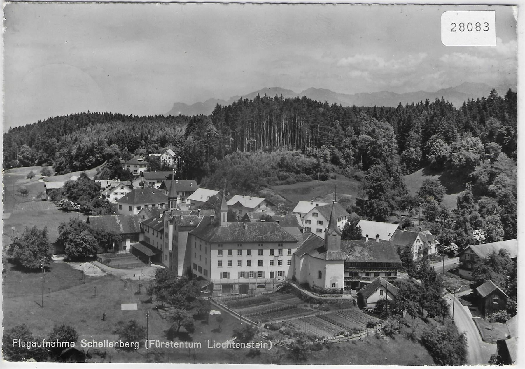 Cartoline postali: Flugaufnahme Schellenberg FL – Usato da Ettingen venduto da Kartenplanet
