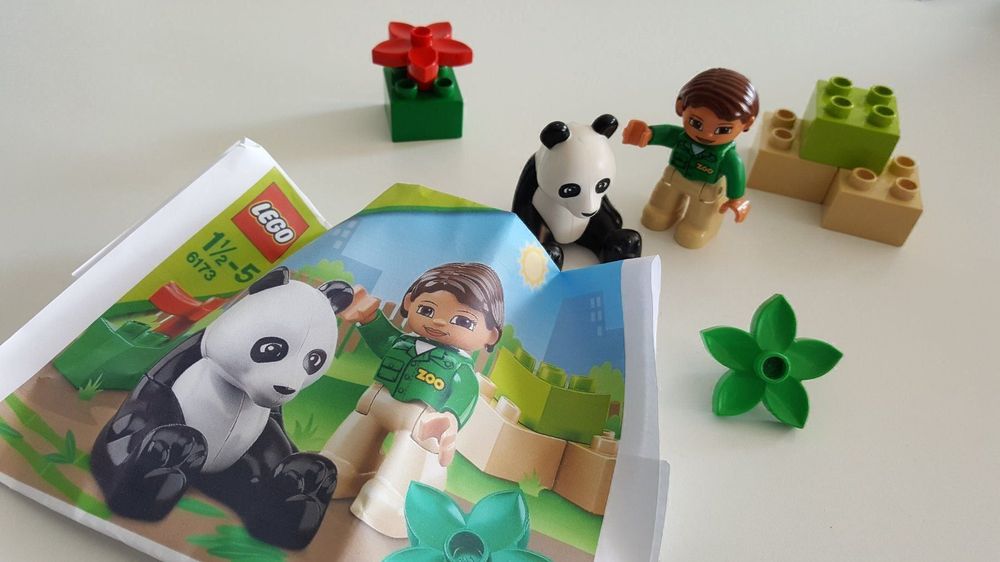 Lego Duplo 6173 Zoo W rterin Panda Kaufen auf Ricardo