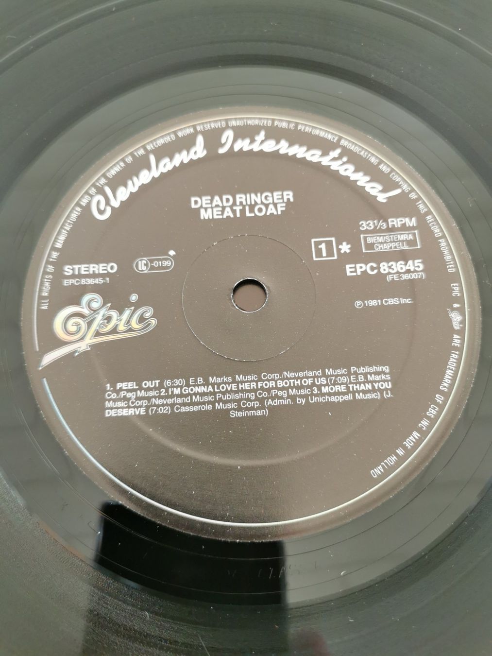 Dischi in vinile: Meat Loaf - Dead Ringer - Schallplatte – Usato da St.Gallen venduto da Tamal0204 3