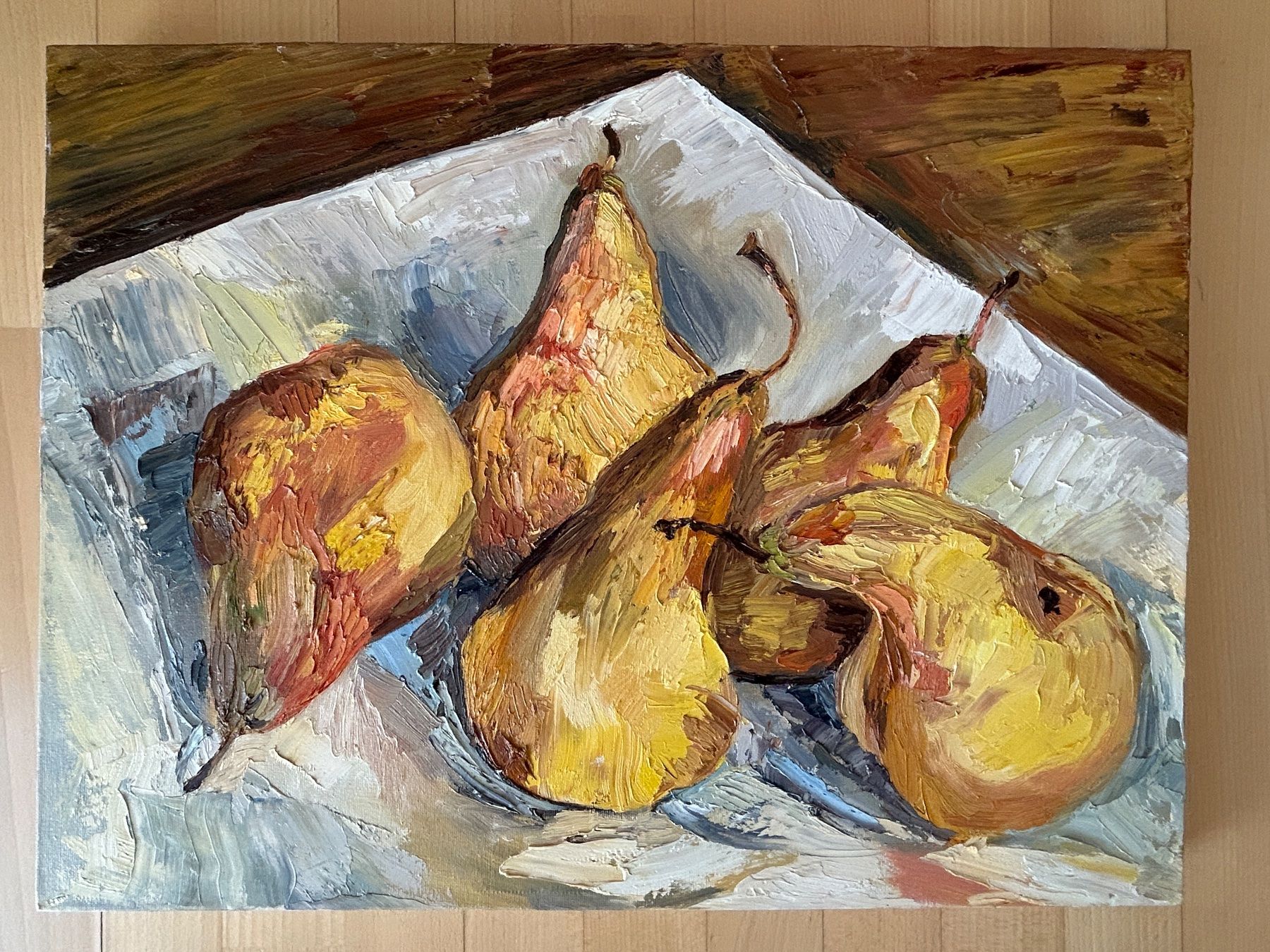 Gemälde: Original Artwork - Jacqueline Coates - Pears (Birne) – Gebraucht aus Rheinfelden von lit_b27n