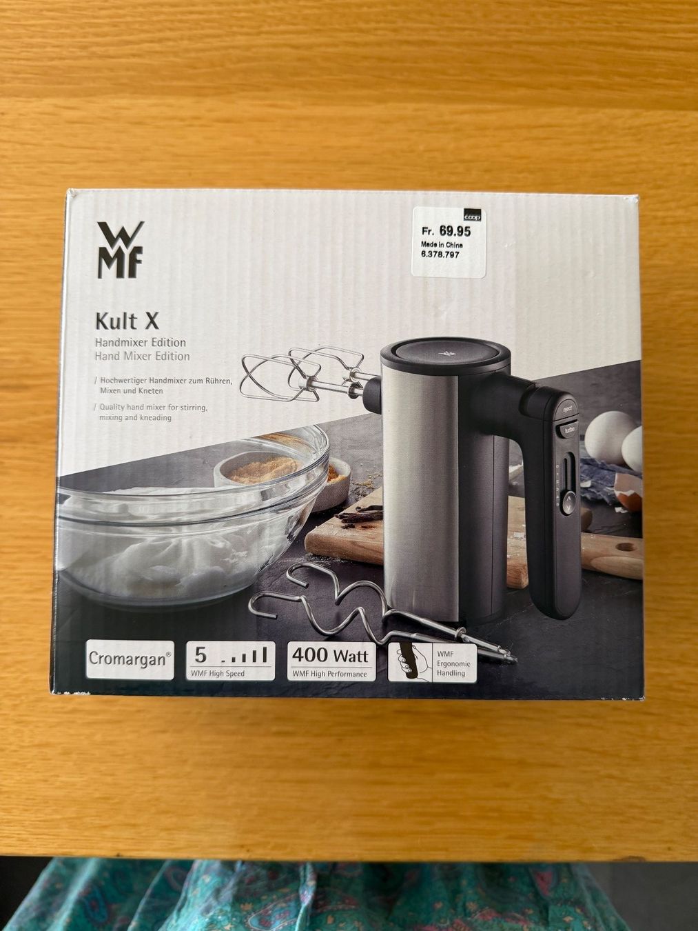 WMF Küchengeräte: WMF Kult X Handmixer Edition Cromargan neu – Neu und originalverpackt aus Rapperswil BE von Rappsiger 1