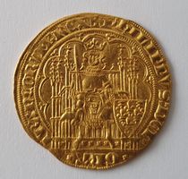 Ecu d'or à la chaise de Philippe VI de Valois 1328-1350