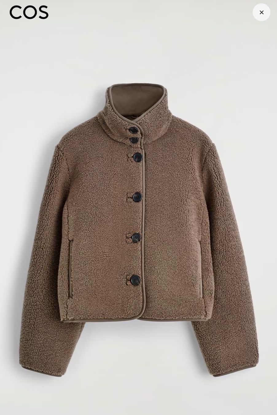 Cos Giacche: FUNNEL-NECK TEDDY JACKET Grösse L – Nuovo (secondo la descrizione) da Hettlingen venduto da blu_tb6z