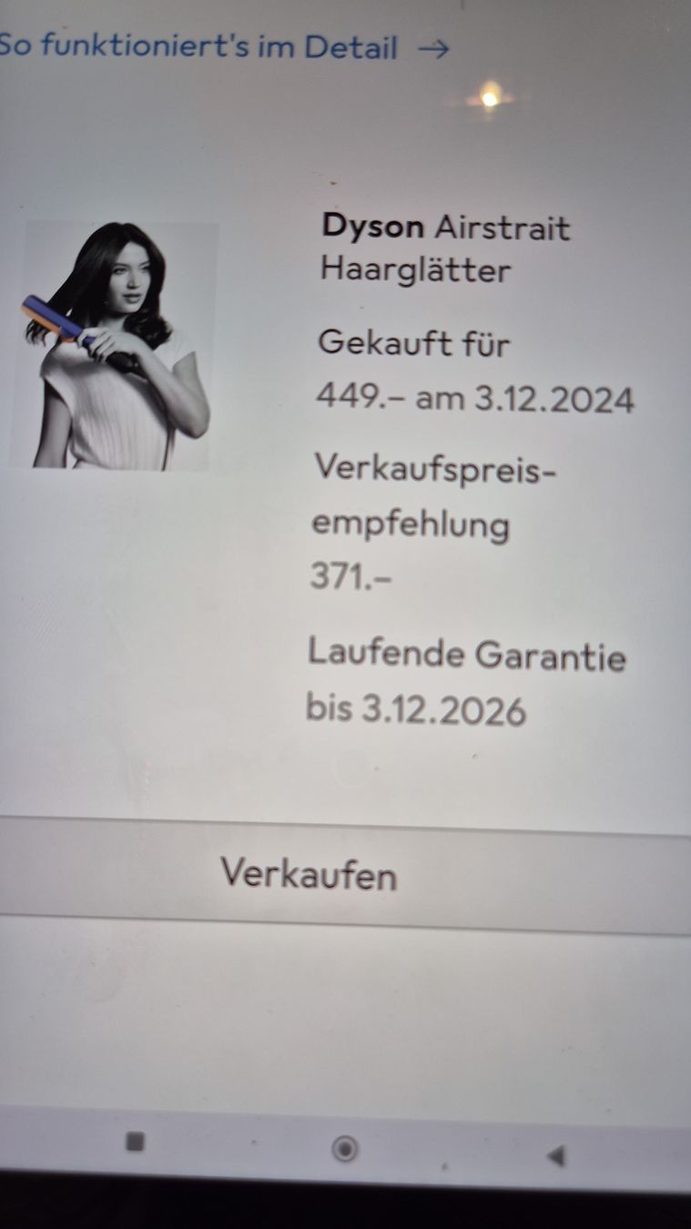 Dyson Asciugacapelli: Dyson Airstrait Haarglätter – Usato da Bern venduto da _m_angel8 3