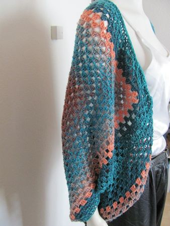 Gehäkelte Sommerjacke  Grösse Onesize, Seelenwärmer Handmade