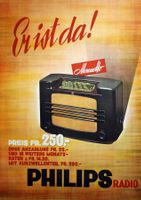Philips RADIO Menuetto Original Plakat