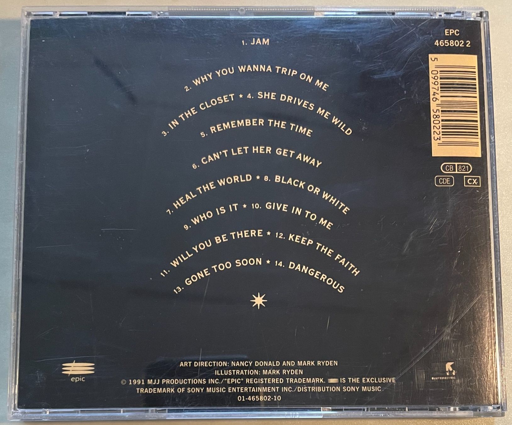 CD: Michael Jackson - Dangerous (TOP-Zustand!) – Usato da Brunnen venduto da Barfly5 1