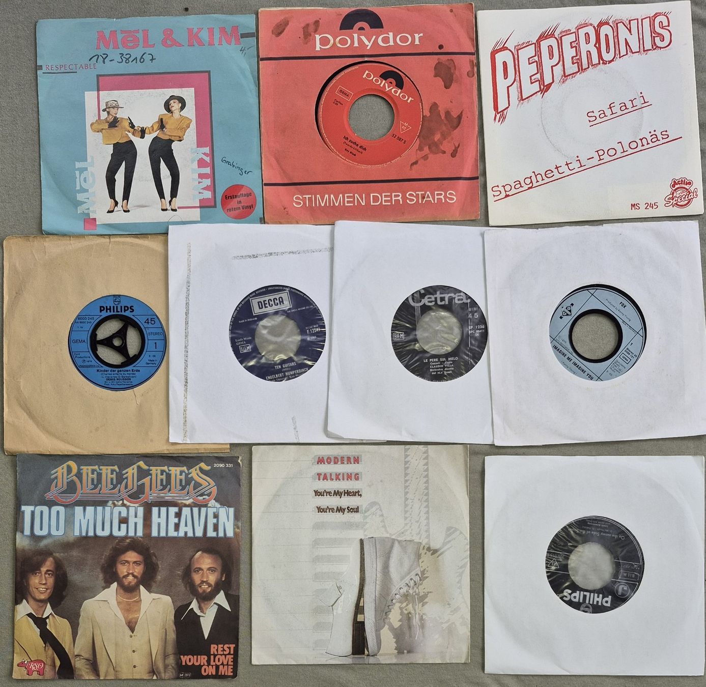 Dischi in vinile: 100 Singles divers – Nuovo (secondo la descrizione) da Onex venduto da X-Ray69 9