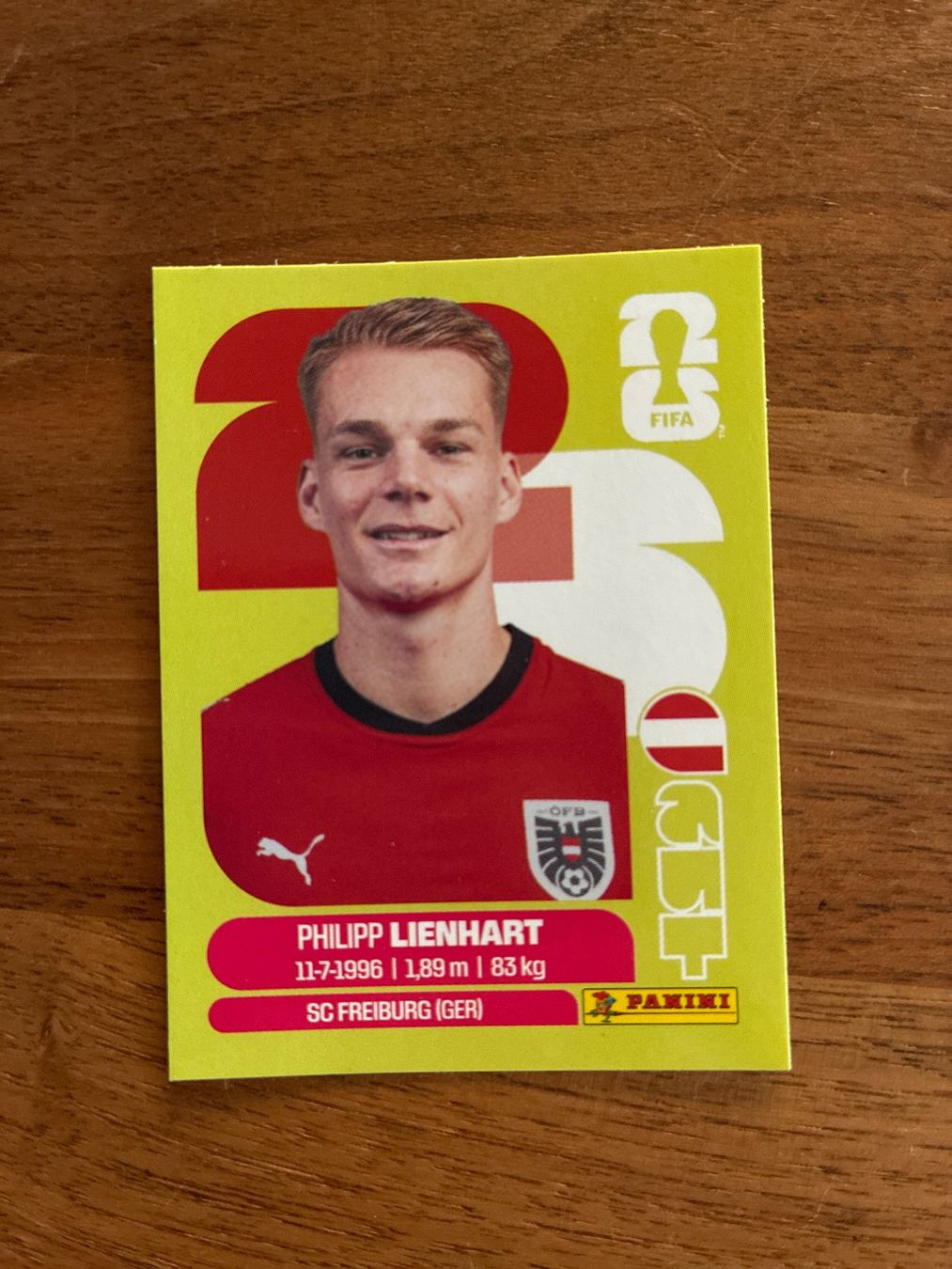 Panini Sammelbilder & Trading cards: FIFA WC 2026 Philipp Lienhart AUT 6 – Neu (gemäss Beschreibung) aus Boll von valoune01