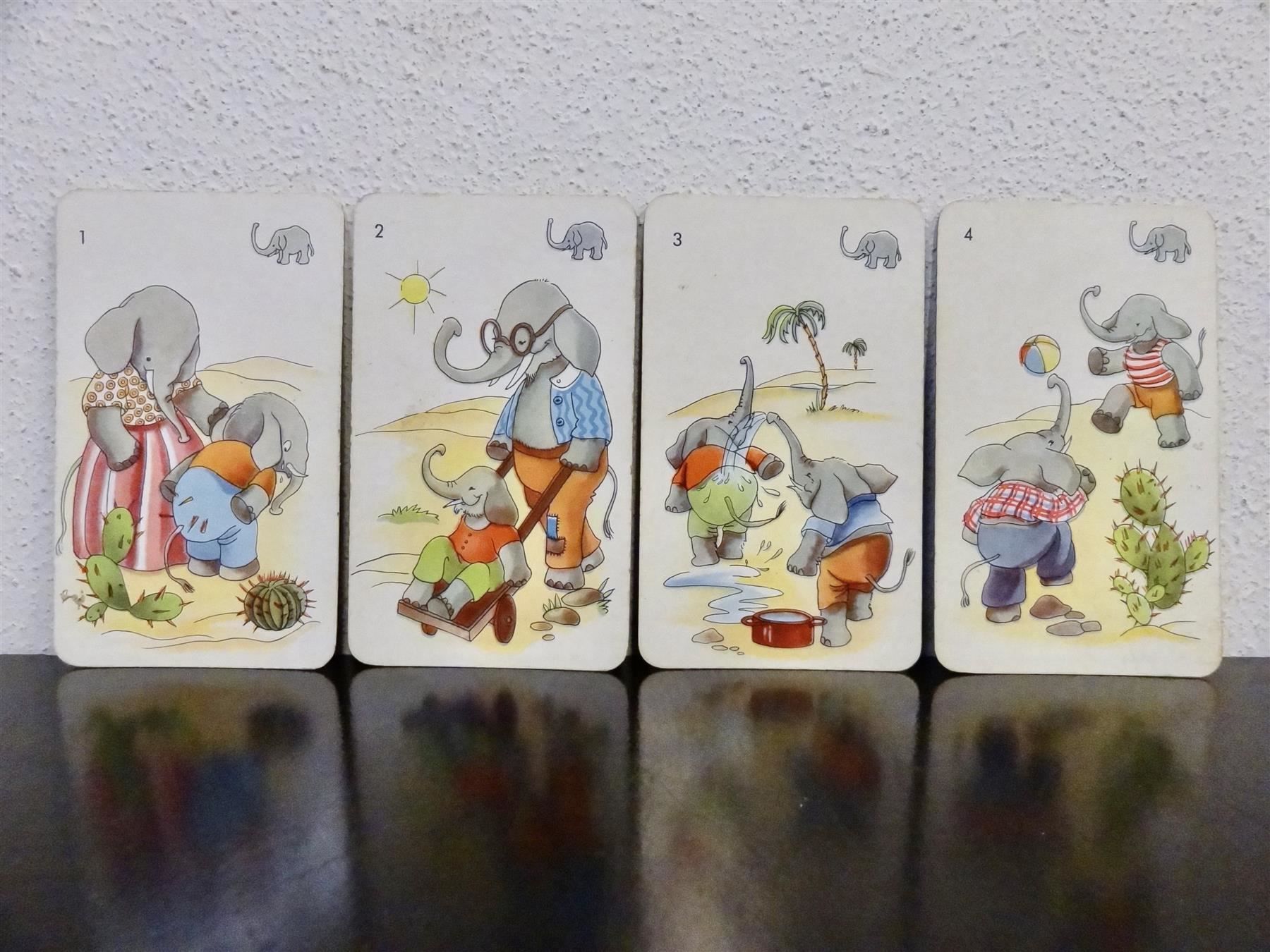 Giochi: altes Quartett LUSTIGE TIERBILDER – Usato da Kerzers venduto da wisaundso 4