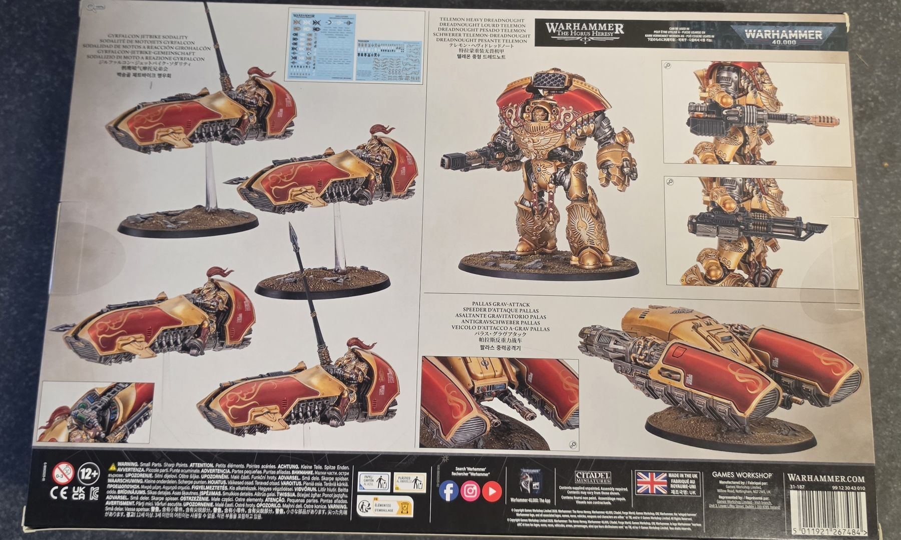Kits de montage: Warhammer 40K Custodes Support Battle Group – Neuf avec emballage d'origine à Grandson par christophe078 1