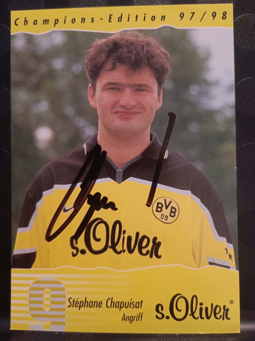 Autogramme: Stephane Chapuisat - BVB / Borussia Dortmund - Handsigniert – Gebraucht aus Menziken von Artographs