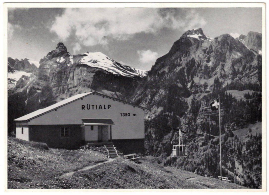 Ansichtskarten: Melchtal - Luftseilbahn Rütialp – Gebraucht aus Binningen von Mountainrider