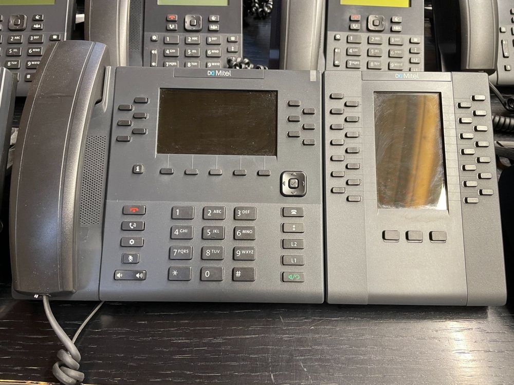 Mitel Business SIP-Tischtelefone + Jabra Headset`s 2