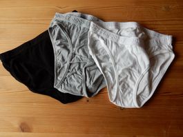 3x Slip von Jockey weiss grau schwarz - NEU - M - 38