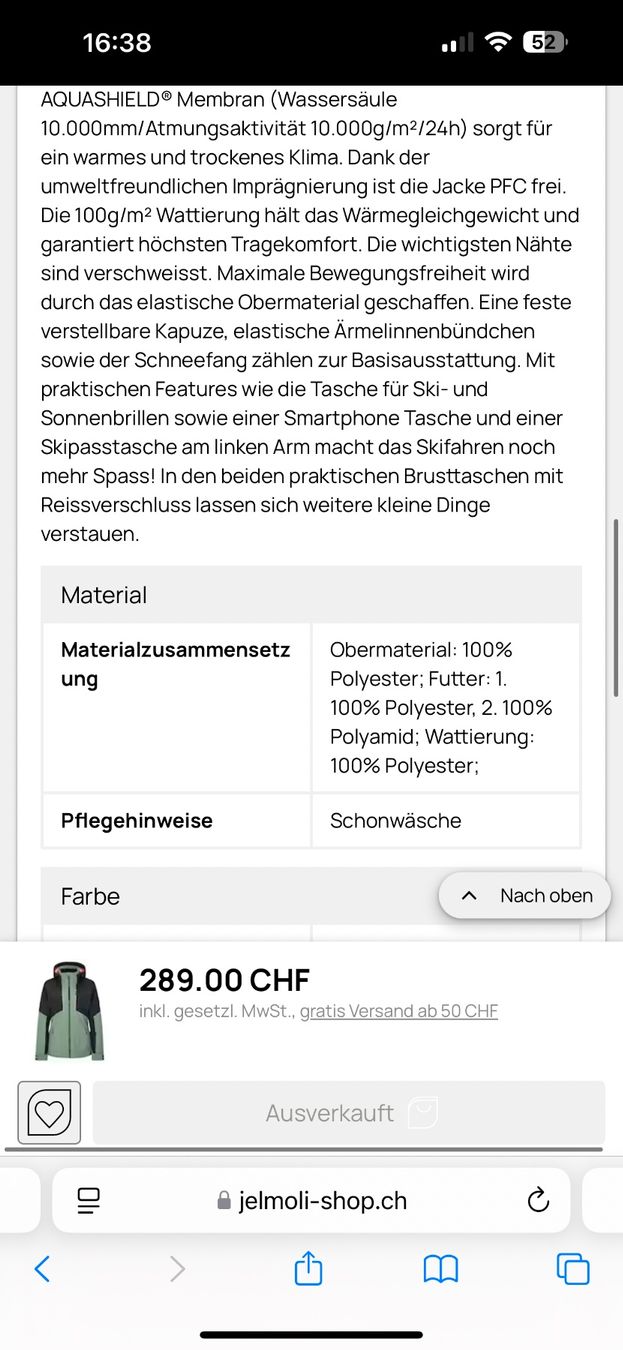 Ziener Anzüge & Kostüme: Ziener Skianzug Gr 34/36 – Neu (gemäss Beschreibung) aus Unterengstringen von Cuz_5555 6