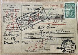 7 alte interessante  Briefe & Karten mit Frankatur.