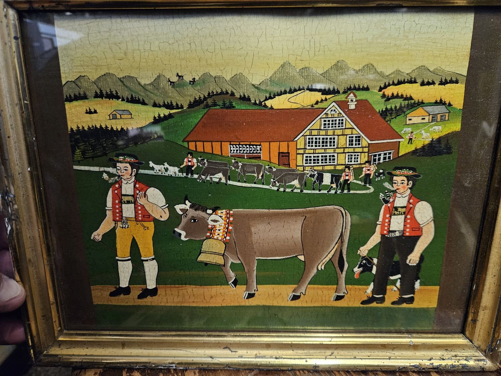 Tableaux: gemälde appenzell – Défectueux à Schwellbrunn par Omega-alpha