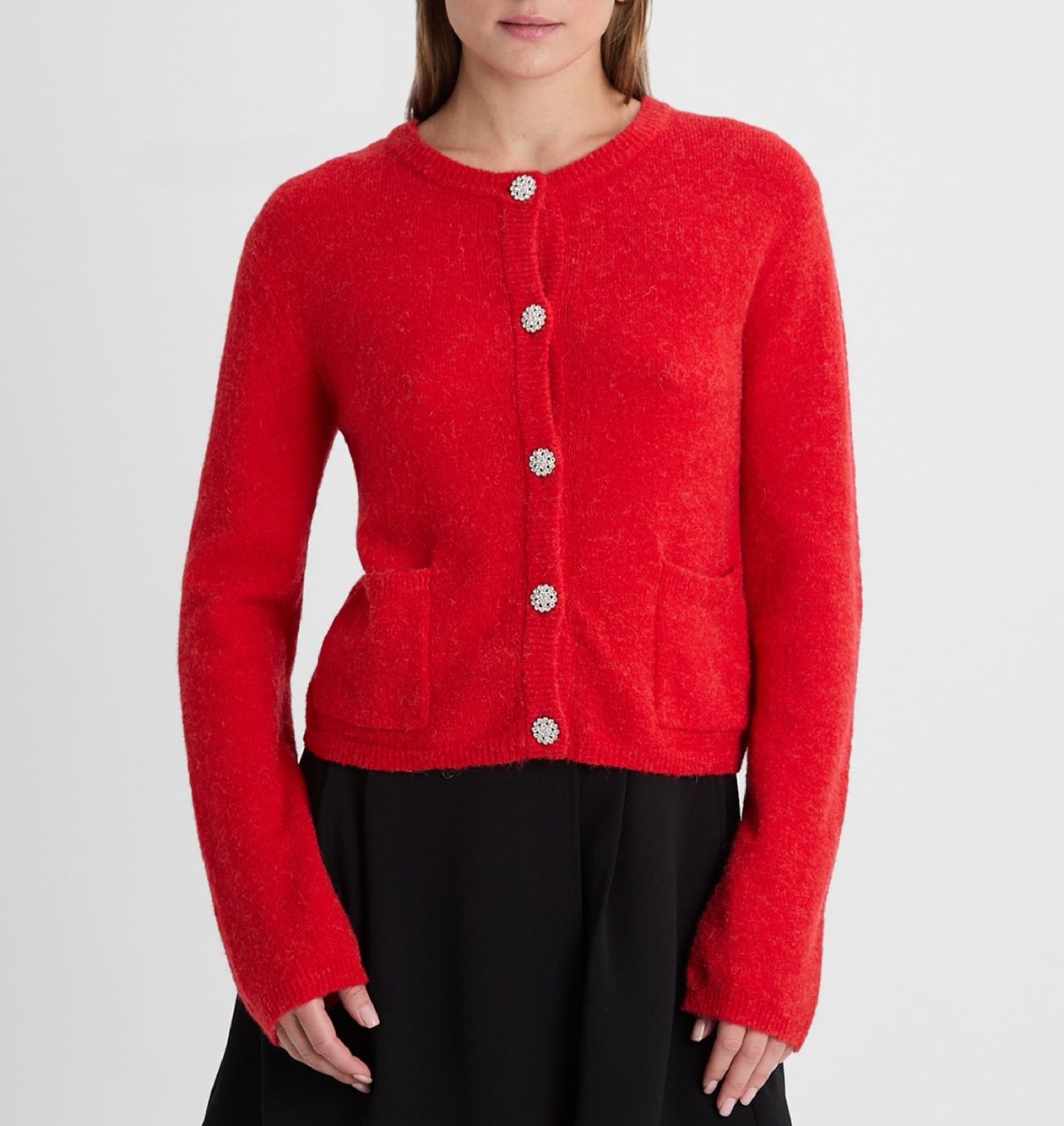 Guido Maria Kretschmer Maglioni & Felpe: Damen rote Strickjacke – Nuovo e nell'imballaggio originale da Bad Ragaz venduto da chenk24 1