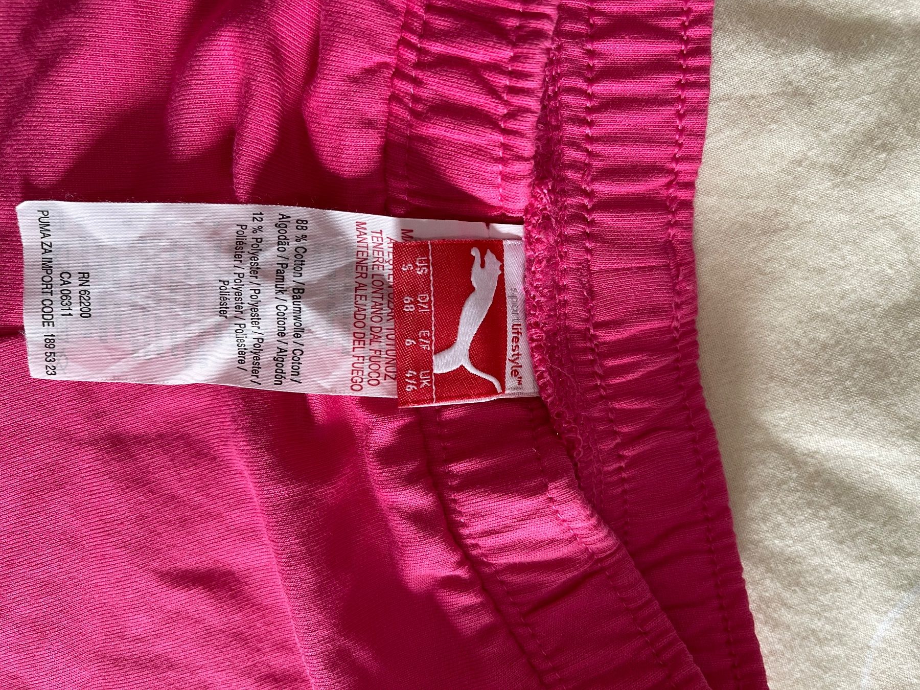 Pantaloni: Ensemble Bebe fille  marque Puma 6 mois – Usato da MARLY venduto da AISLEE 1