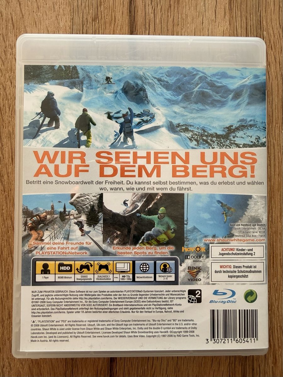 Sony Spiele: PS3 Shaun White – Neu (gemäss Beschreibung) aus Kriens von Genschi 1