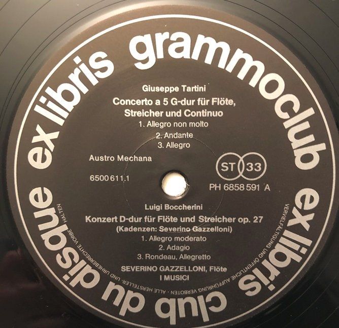 Dischi in vinile: Flötenkonzerte (LP, Severino Cazzelloni) – Usato da Grüningen venduto da azulrojo 2