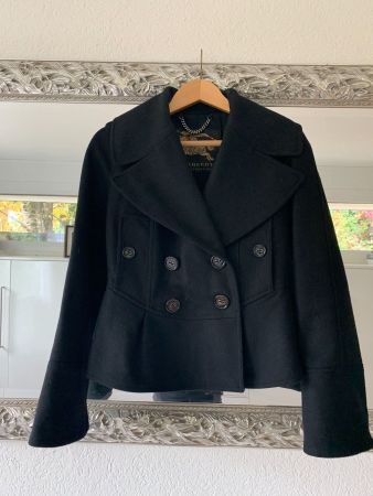 Original Burberry Veste Courte en Laine