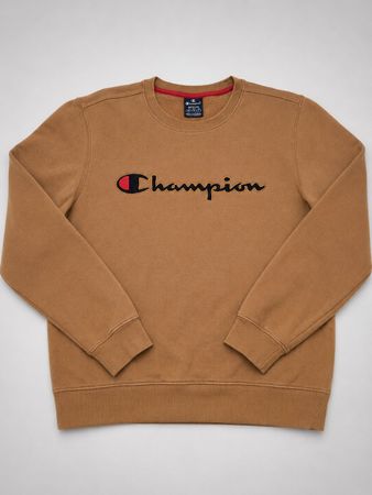 Sweatshirt Champion Col Rond Caramel / Marron Camel Taille M