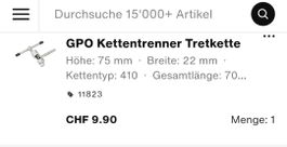GPO Kettentrenner Tretkette neu