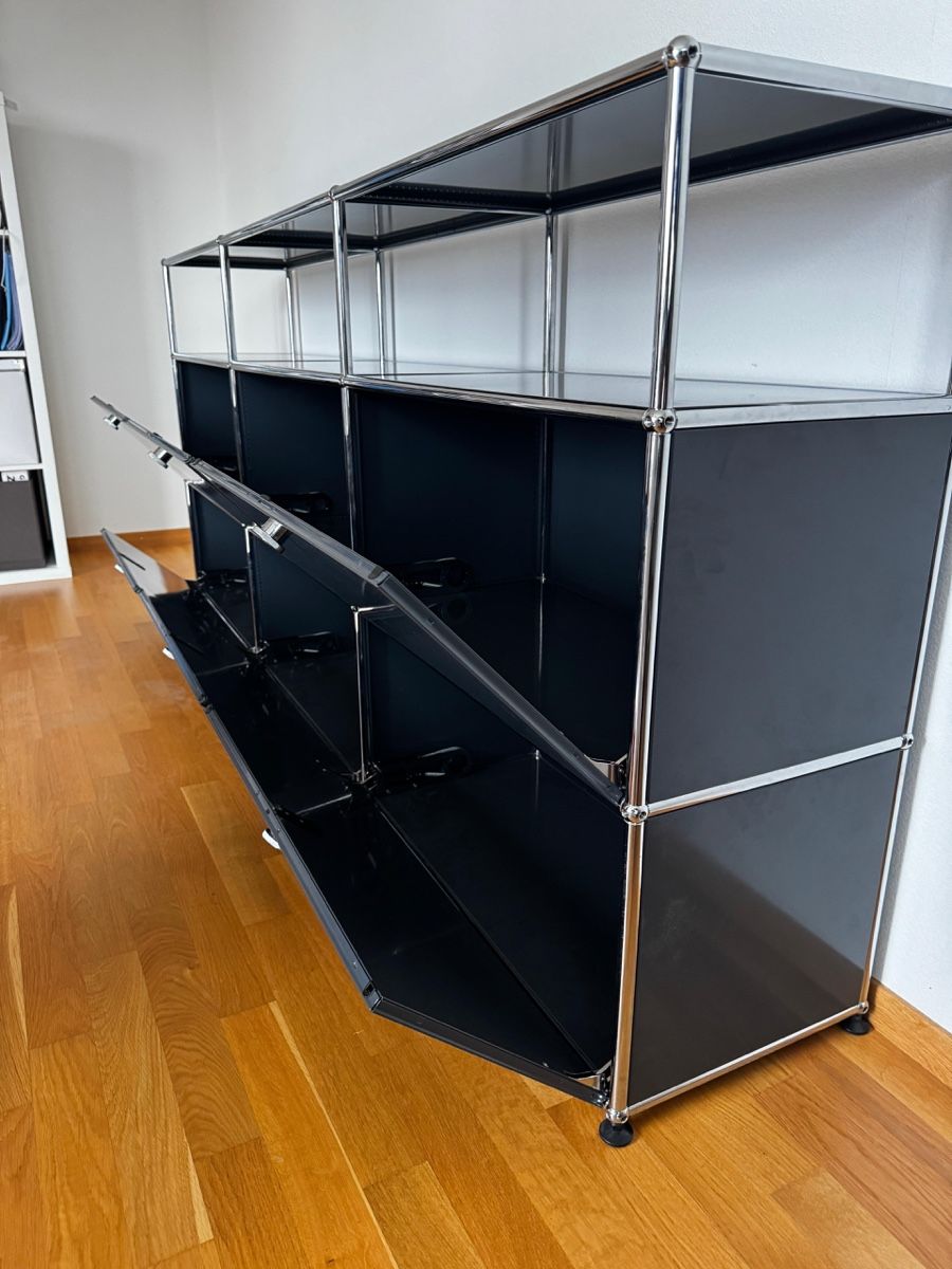 USM Scaffali: USM Haller Sideboard Anthrazitgrau Inklusive Lieferung/Aufba – Usato da Balsthal venduto da Designhaus.Schmitt 5