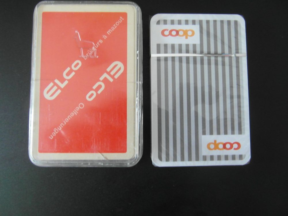 2 Set Jasskarten von elco + coop deutsch + franz. SAMMLER | Kaufen auf ...