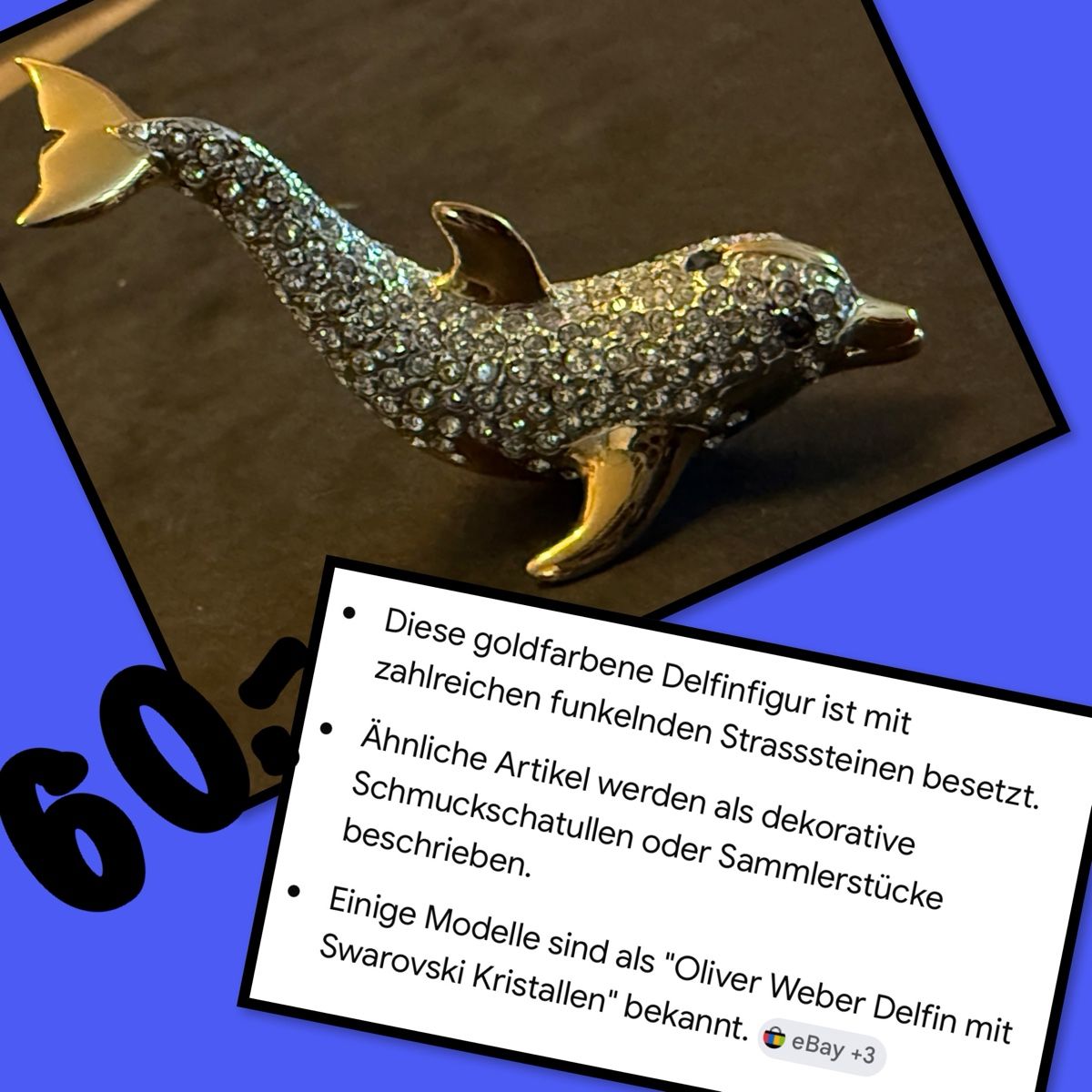 Swarovski Statuette: Swarovski Figur – Nuovo (secondo la descrizione) da Thun venduto da Dana5