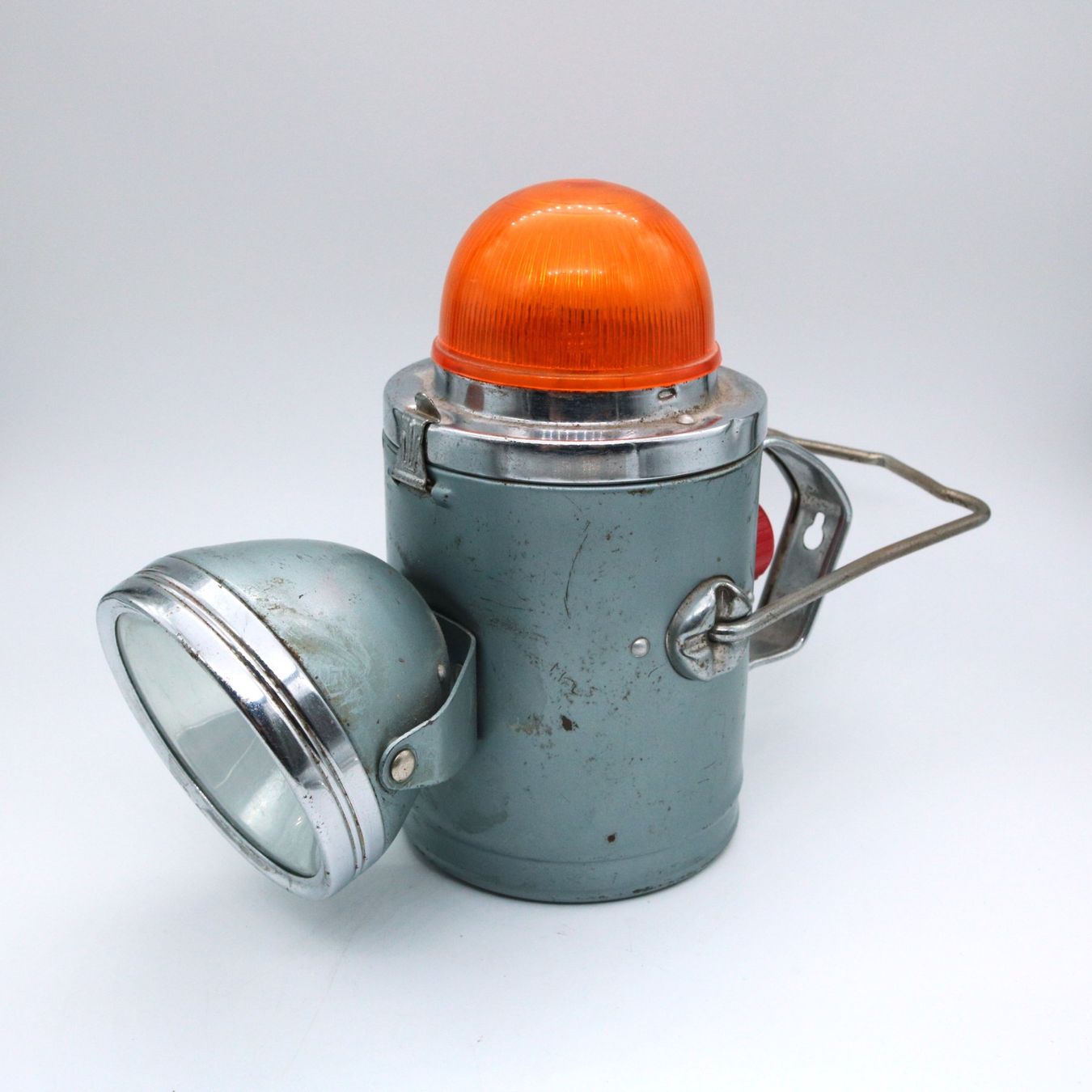Lampen: Vintage Wunderlich Notfallleuchte mit Orangeblitz – Gebraucht aus Volketswil von brockipfannenstil 1