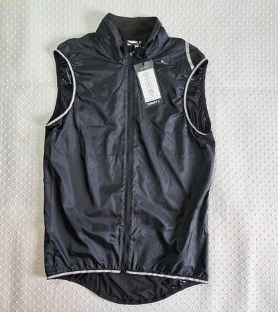 NEU! Lithe Vest CRAFT Herren Schwarz winddicht Gr. S