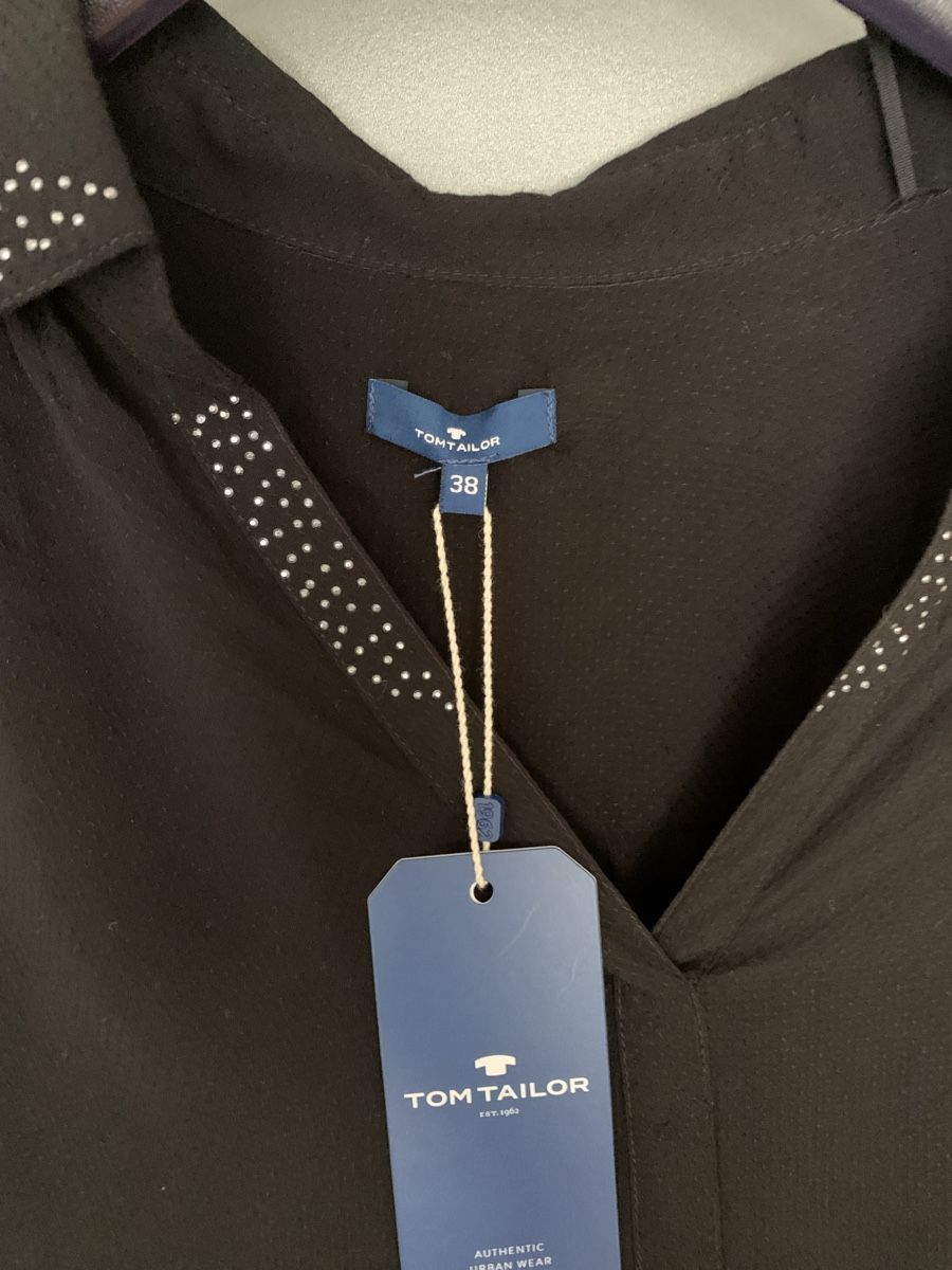 Tom Tailor Blusen: Black shirt Tom Tailor (38) – Neu und originalverpackt aus Zürich von Zurich.Seefeld 1