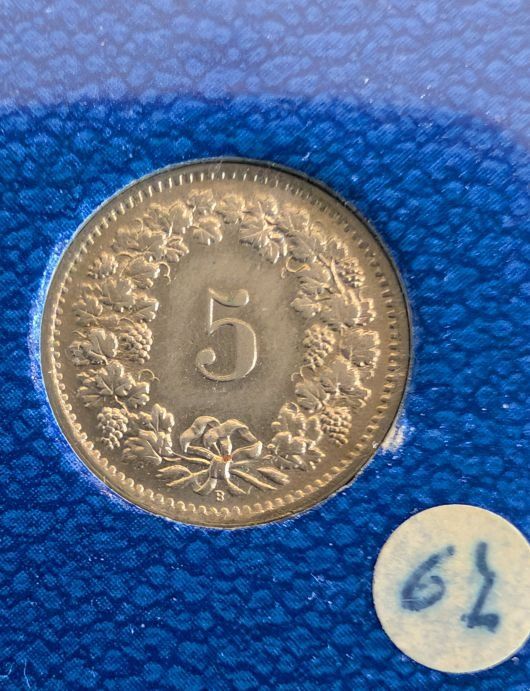 Tutti le monete: 5 Rappen 1967 – Usato da Arch venduto da coinsandmore 1