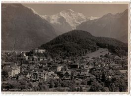 Interlaken mit Jungfrau, um 1930