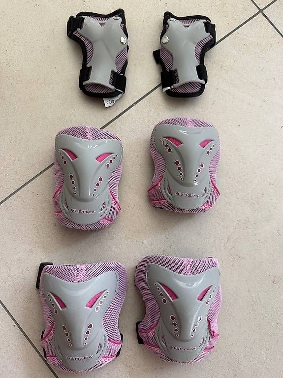 Hudora Protezioni & Imbottiture: HUDORA Protektoren Set Pink Grösse S – Usato da Pfaffnau venduto da Liz6264