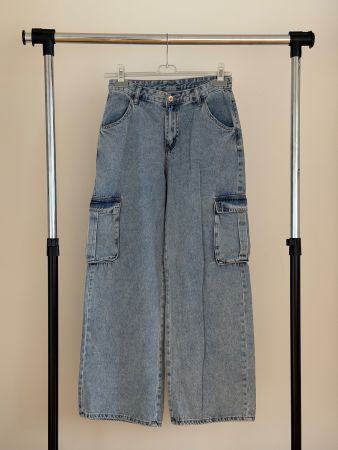 Damen Cargo Jeans