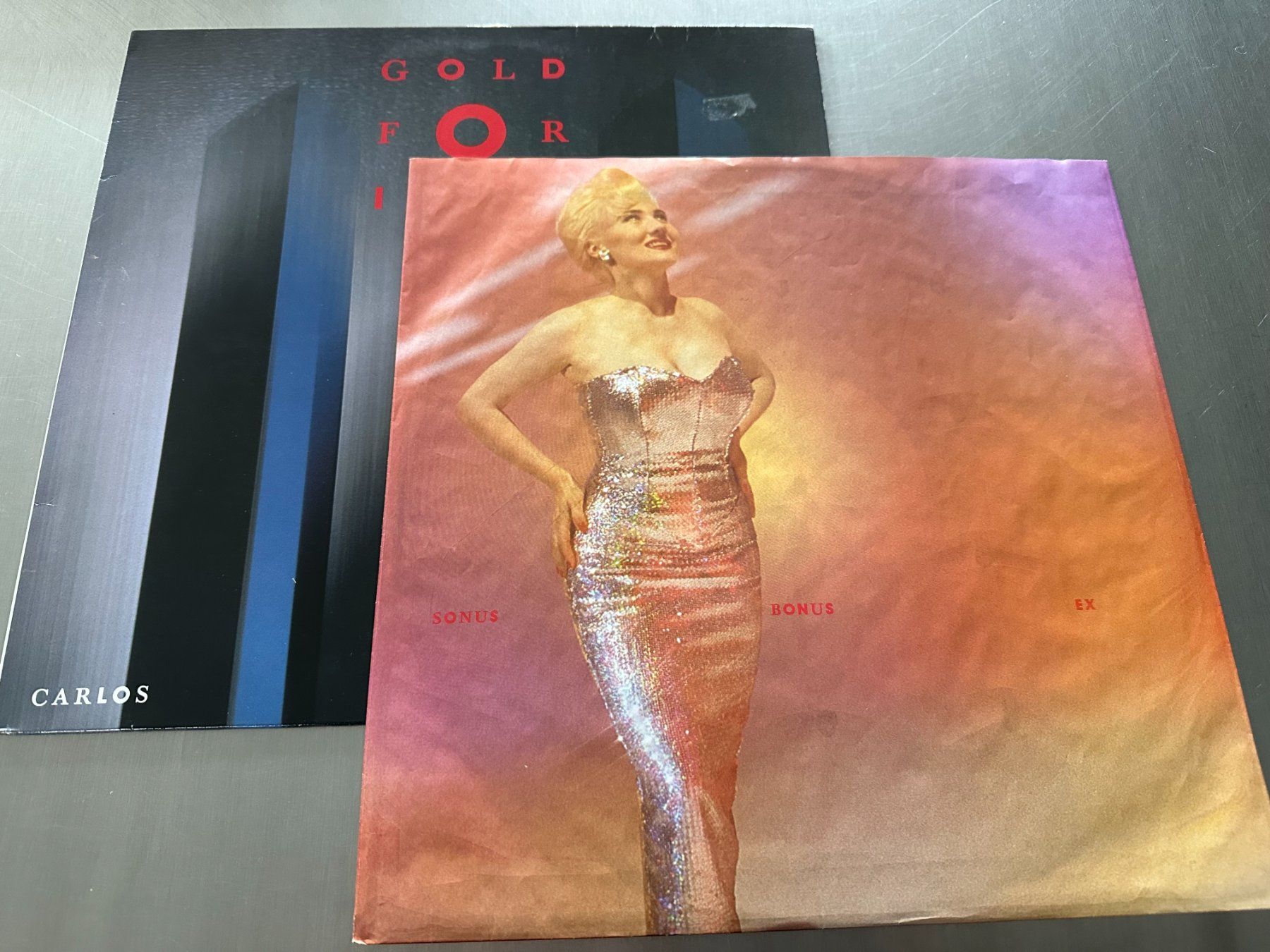 Dischi in vinile: CARLOS PERON / YELLO LP GOLD FOR IRON – Usato da Sion venduto da jaipur1401 2