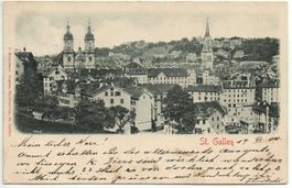 ST. GALLEN 1900 Präge-/Relief-AK