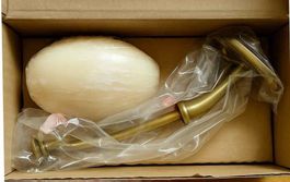 Wandseifenhalter Savon de Marseille aus Messing neu
