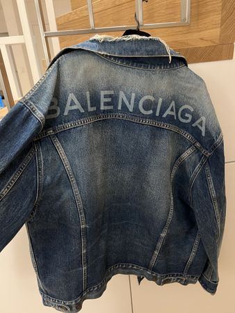 Veste en jean Balenciaga, oversize