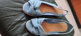 Chaussures en tissu jean Bass