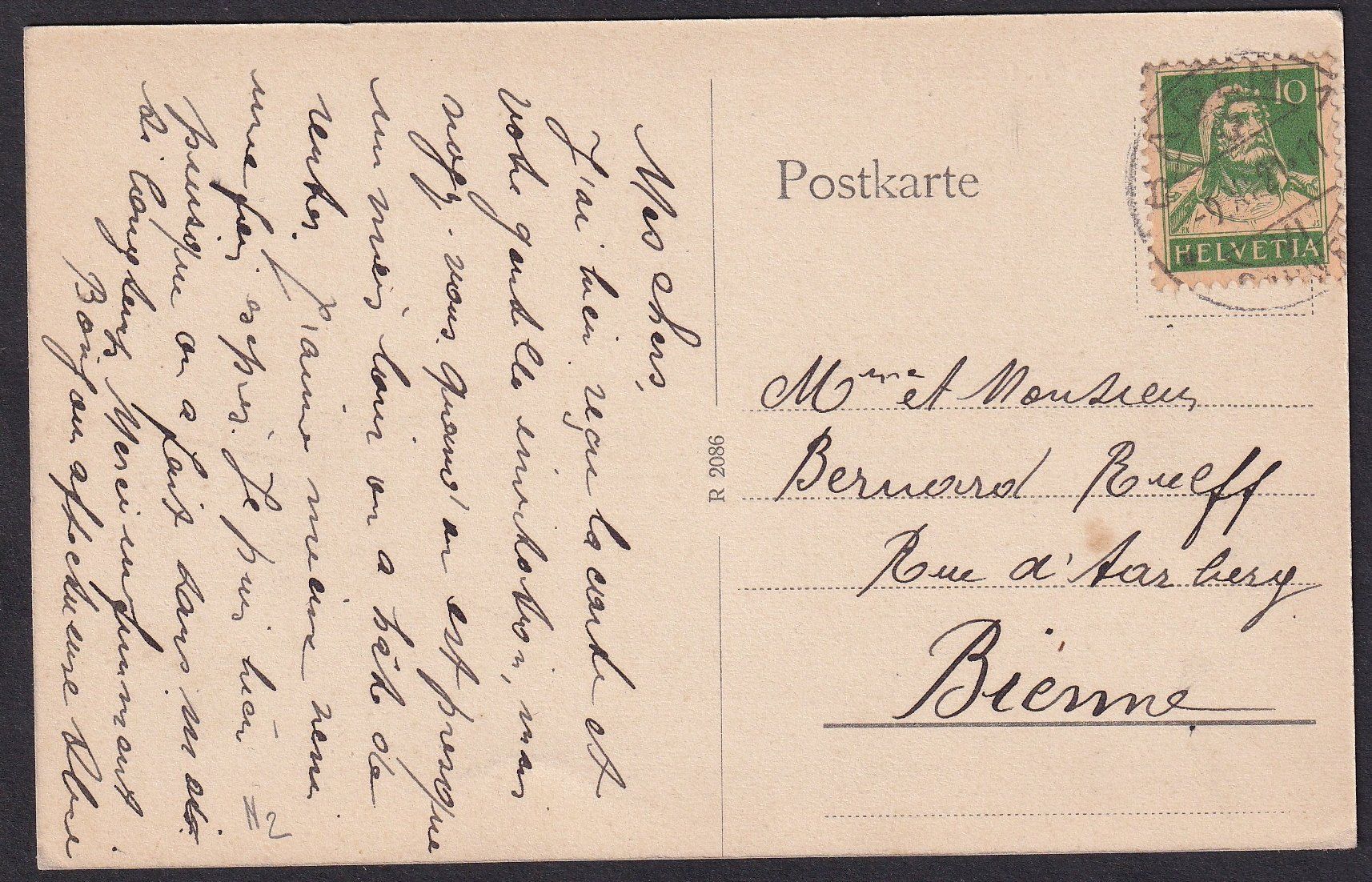 Cartoline postali: Baden Grosse Bäder mit Hotel Ochsen – Usato da Olten venduto da clotaldi 1