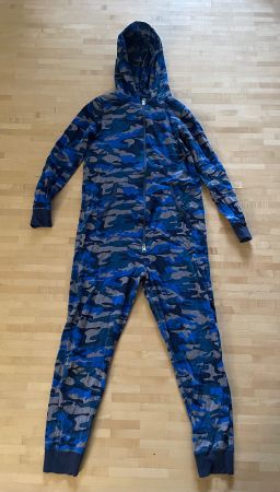 Sanetta Jumpsuit, Gr. 152, Camouflage blau, Top Zustand!