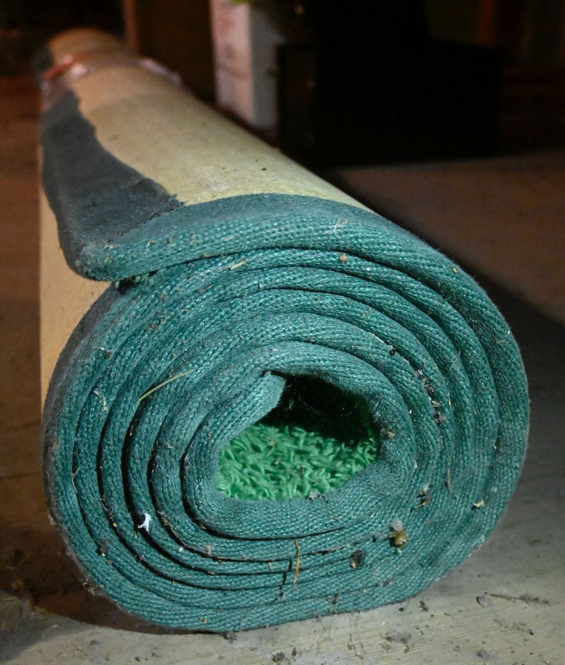 Teppiche: Grüner Baumwollteppich – Gebraucht aus Aarau von Lesenroland63 1