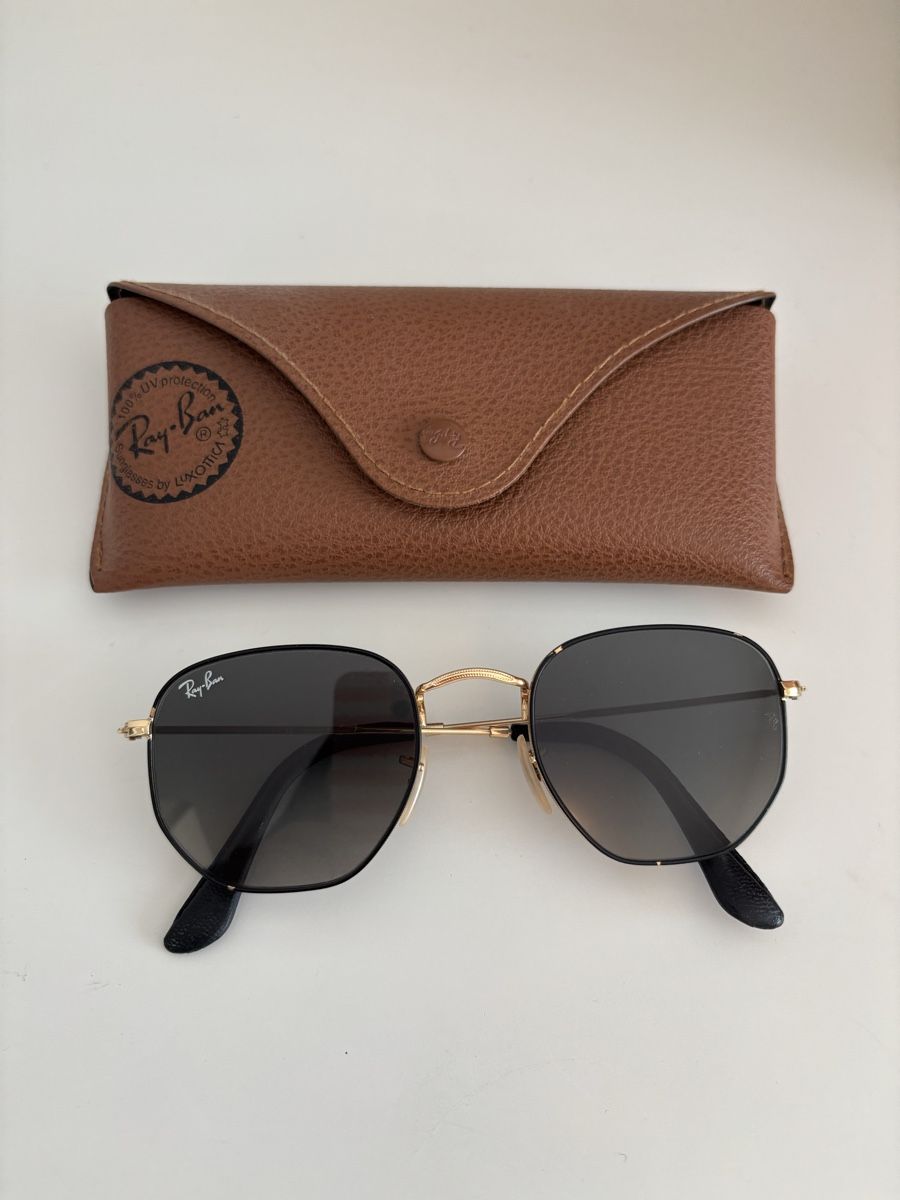 Ray-Ban Occhiali & Lenti: Rayban  Hexagonal RB3548N nero – Usato da Riva San Vitale venduto da Margherita81
