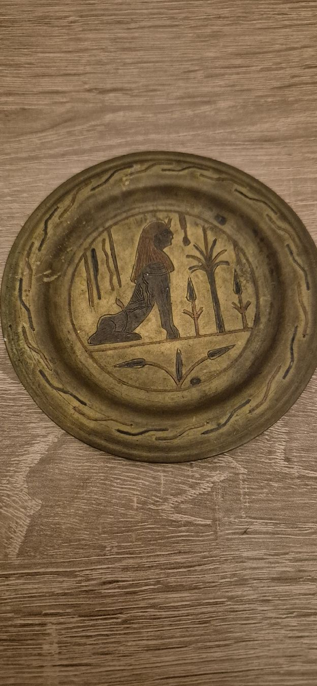 Alle Dekorationen: Assiette décorative Égypte ancienne - Pièce unique! – Gebraucht aus Genève von Bayoushi 1