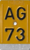Velonummer AG 73